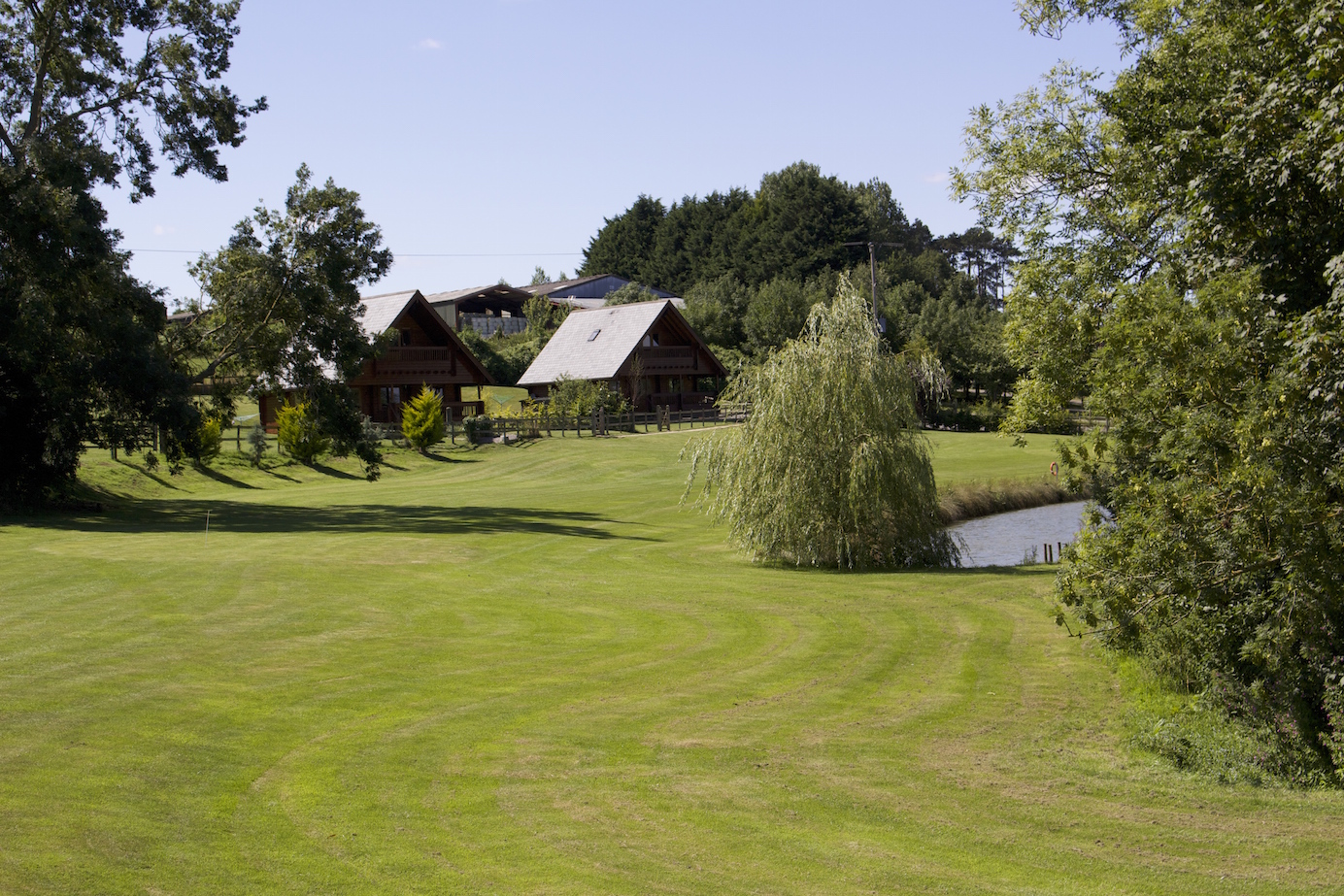 self catering lodge cabins with private lake